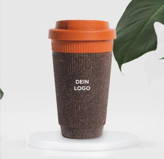 Twing Thermobecher Kaffeebecher to-go schwarz Werbeartikel Logo