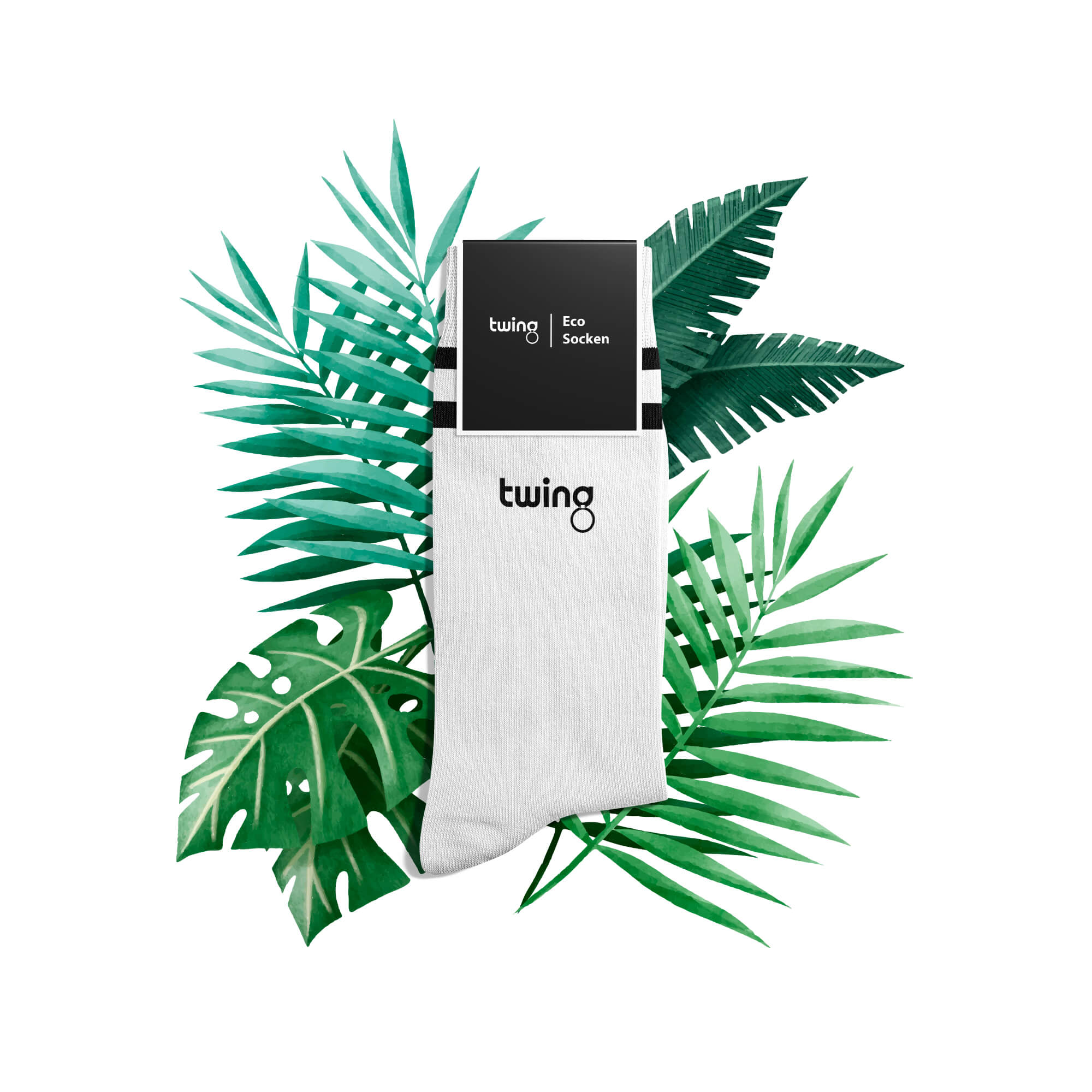 Twing Eco Socken mit bedruckten Logo